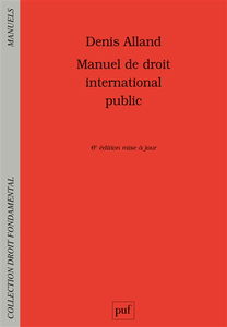 Manuel de droit international public