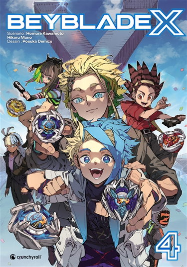 Couverture de Beyblade X. Vol. 4 par Homura Kawamoto