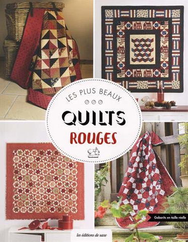 Couverture de Les plus beaux quilts rouges