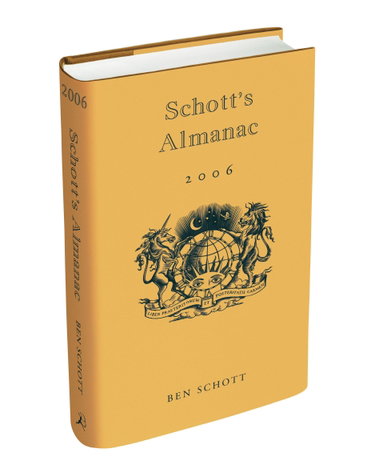 Couverture de Schott's Almanac 2006