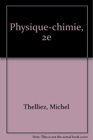 Physique, chimie 2e