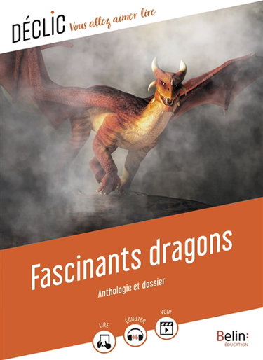 Couverture de Fascinants dragons : anthologie et dossier