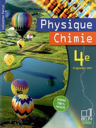 Couverture de Physique chimie 4e
