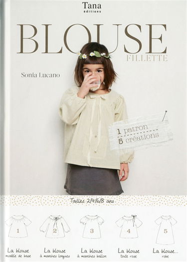 Blouse fillette : tailles 2, 4, 6, 8 ans