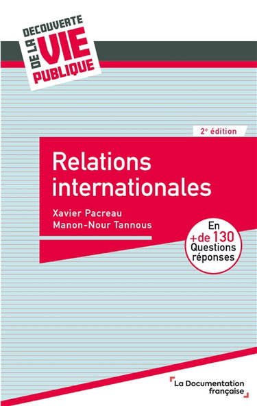 Couverture de Relations internationales