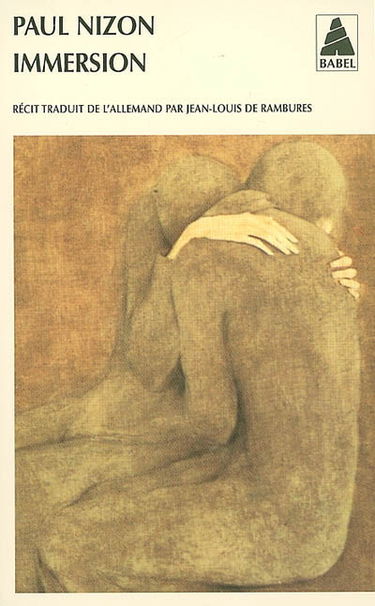 Immersion : procès-verbal d'un voyage aux enfers