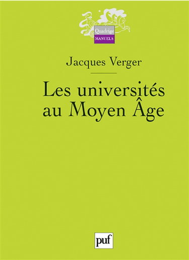Les universités au Moyen Age