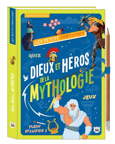 Couverture de Dieux et héros de la mythologie : quiz, jeux, plein d'infos !