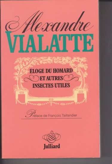 Eloge du homard et autres insectes utiles