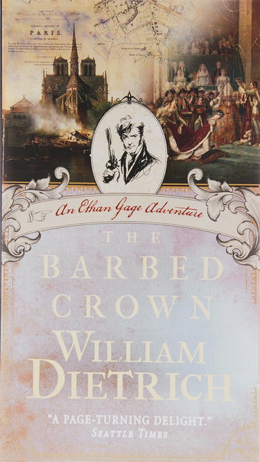 Couverture de The Barbed Crown: An Ethan Gage Adventure