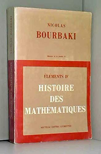 Couverture de Éléments d'histoire des mathématiques