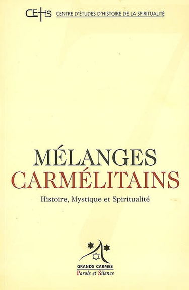 Mélanges carmélitains, n° 7