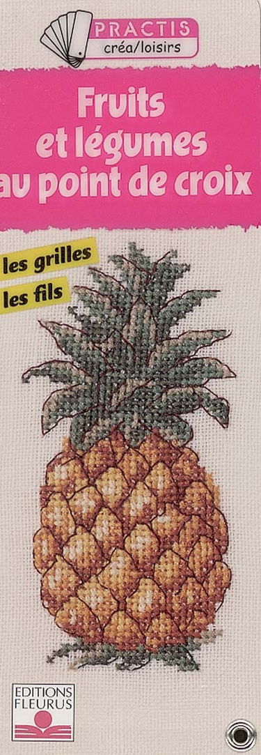 Fruits et légumes au point de croix : les grilles, les fils