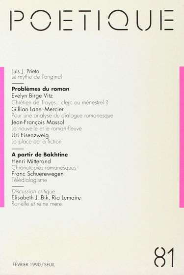 Poétique, numéro 81