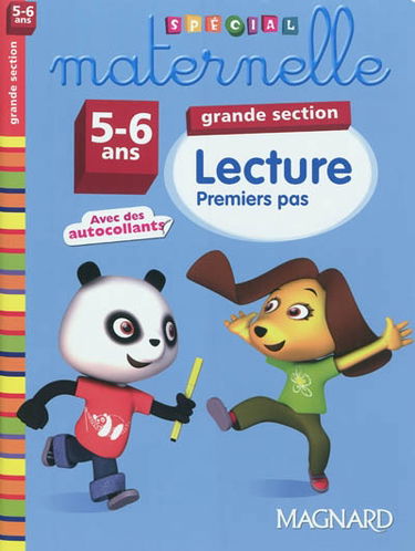 Lecture, grande section, 5-6 ans : premiers pas