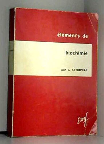 Éléments de biochimie générale