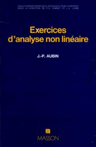 Exercices d'analyse non linéaire