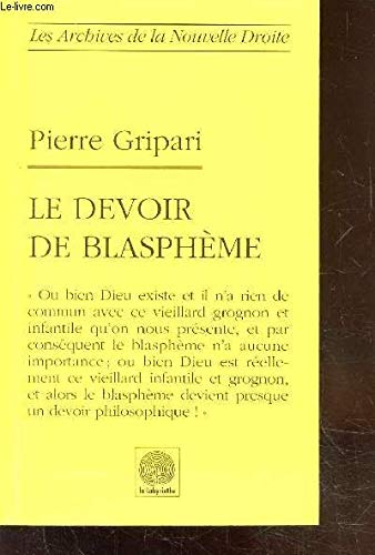 Le devoir de blasphème