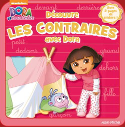 Couverture de Découvre les contraires avec Dora par Nickelodeon