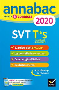 SVT terminale S, spécifique & spécialité : 2020