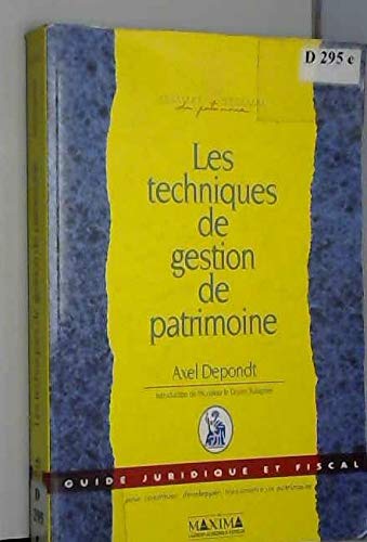 Les techniques de gestion de patrimoine