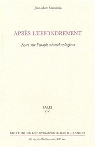 Après l'effondrement : notes sur l'utopie néotechnologique