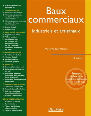 Baux commerciaux, industriels et artisanaux