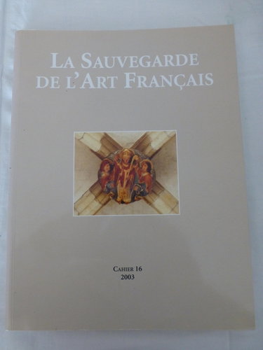Couverture de La sauvegarde de l'Art Français Cahier 16 par Collectif