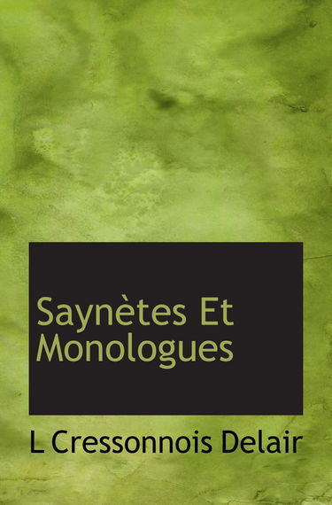 Saynètes Et Monologues