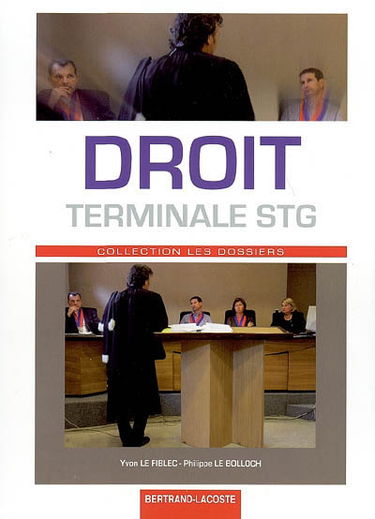 Droit terminale STG