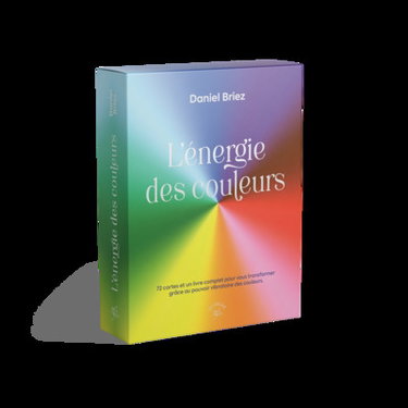 Couverture de L'énergie des couleurs : 72 cartes et un livre complet pour vous transformer grâce au pouvoir vibratoire des couleurs par Daniel Briez