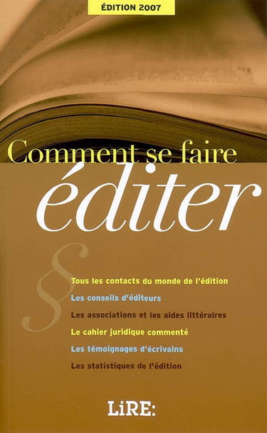 Comment se faire éditer