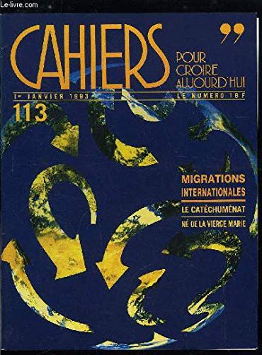 Les Migrations internationales : cours général public 1992-93