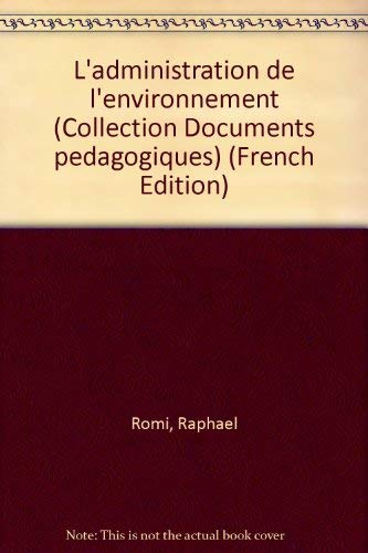 L'administration de l'environnement