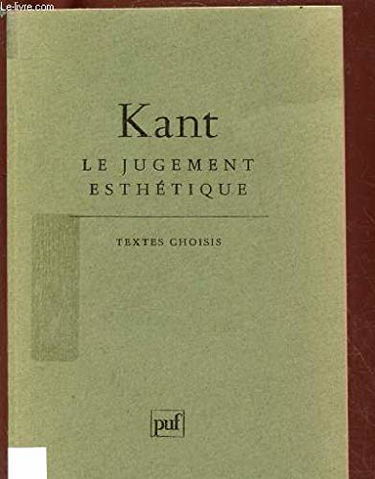Jugement esthetique le