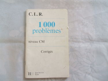 1000 problèmes : CM, corrigés