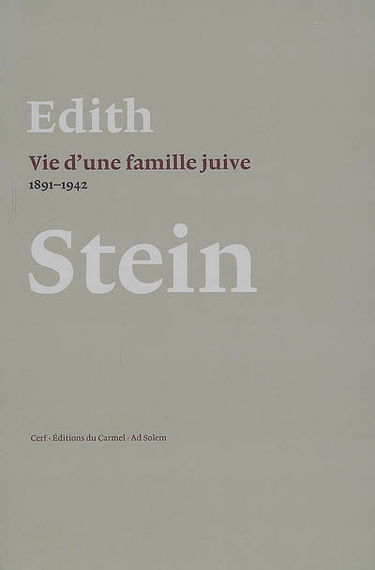 Vie d'une famille juive : 1891-1942