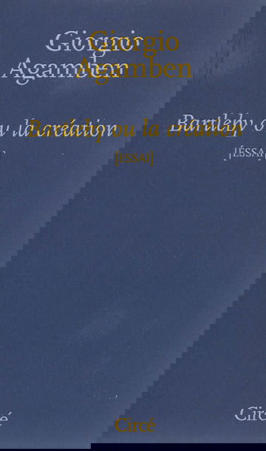 Bartleby ou La création