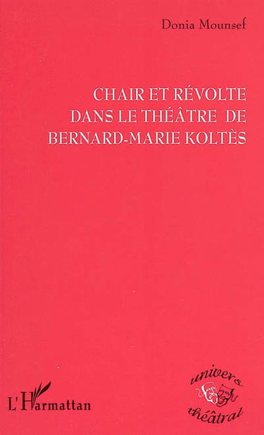 Chair et révolte dans le théâtre de Bernard-Marie Koltès