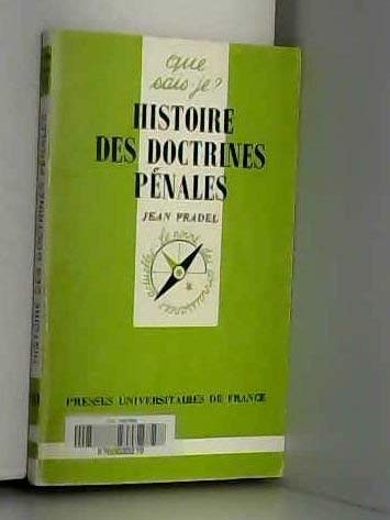 Histoire des doctrines pénales