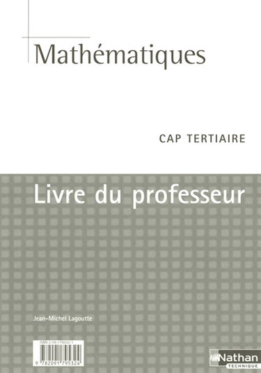 Mathématiques, CAP tertiaire