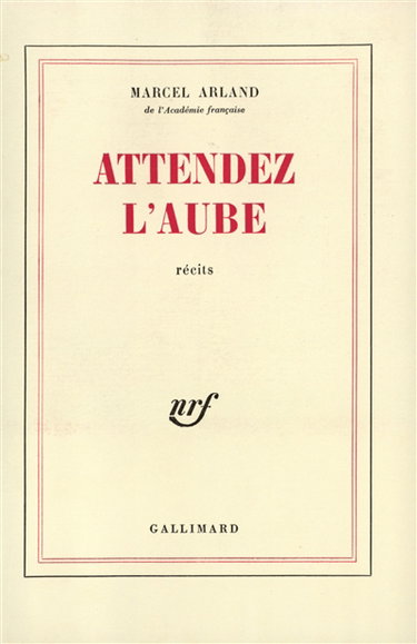 Couverture de Attendez l'aube