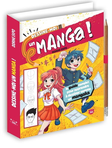 Couverture de Dessine-moi un manga ! : le guide complet pour apprendre à dessiner comme un mangaka