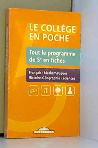 College en Poche 5e