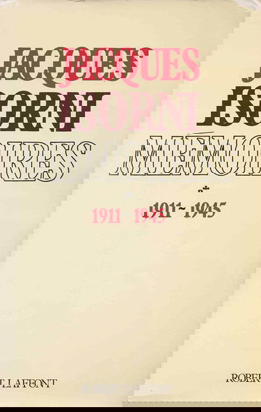 Mémoires. Vol. 1. 1911-1945