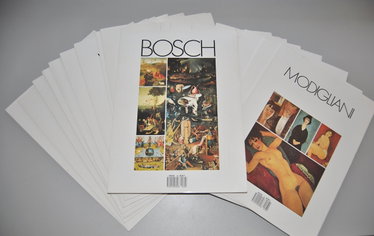 Couverture de Lot 22 magazines GRANDS PEINTRES : Bosch / Modigliani / La Tour / Greco / Toulouse Lautrec / Magritte / Turner / Utrillo / Corot / Gauguin / Degas / Botticelli / Rembrandt / Watteau / Bellini / Bruegel / Poussin / Chardin / Goya / Dürer / Ingres... par Collectif