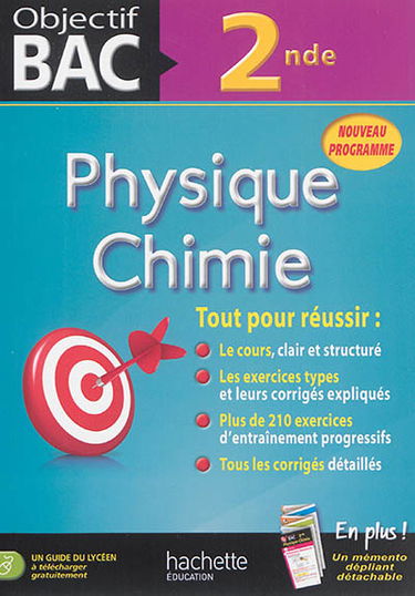 Physique chimie 2de : nouveau programme