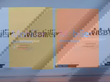 Le Mobilier Domestique : Vocabulaire Typologique (Principes d'analyse scientifique) - 2 Volumes