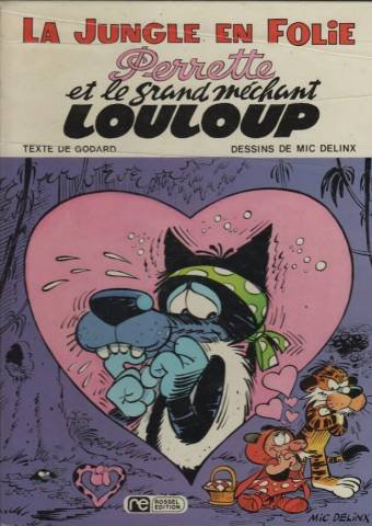 Couverture de Perrette et le grand méchant Louloup (La Jungle en folie)