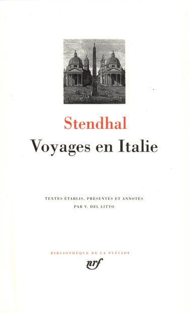 Couverture de Voyages en Italie par Stendhal